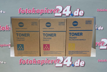 Konica Minolta TN 310 = 3er Set-Toner C/M/Y