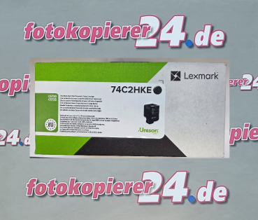 Lexmark Toner 74C2HKE -  Schwarz in OVP