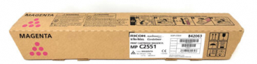 Original Ricoh 842063 / TYPEMPC2551HE - TYPEMPC2550HE Toner Magenta