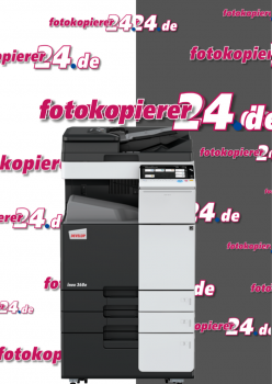 Develop ineo +250i - Multifunktionsgerät - Abbildung zeigt Gerät mit optionalem Zubehör* (inkl. Toner)