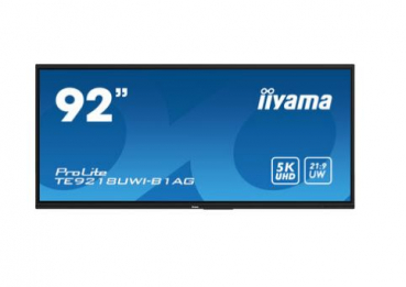 ProLite TE9218UWI-B1AG Interaktives 92" Ultra-wide Multi-Touch-Display mit 5K UHD-Auflösung und 21:9-Panoramablick