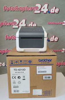 Brother TD-4210D; Etiketten-, Beleg- und Armband- Desktopdrucker