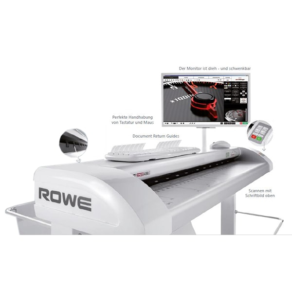ROWE Scan 450i Großformatscanner 91cm / 36 Zoll inkl. Floorstand, ScanManager LT und Touchscreen Holder